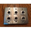Pro Co WP3004 Triple Gang (6) XLRM Latching Wall Plate