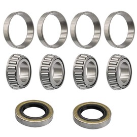 CLUBRALLY 2 Set EZGO TXT Golf Cart Front Axle Wheel Hub Bearings & Seal G&E 1976 UP 50892-G1 25146-G1