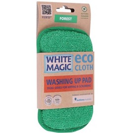 White Magic Eco Cloth Washing Up Pad Forest 15x8cm