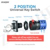 2 Position Key Switch 10Amp 690V AC 16MM 2-Ways Rotary