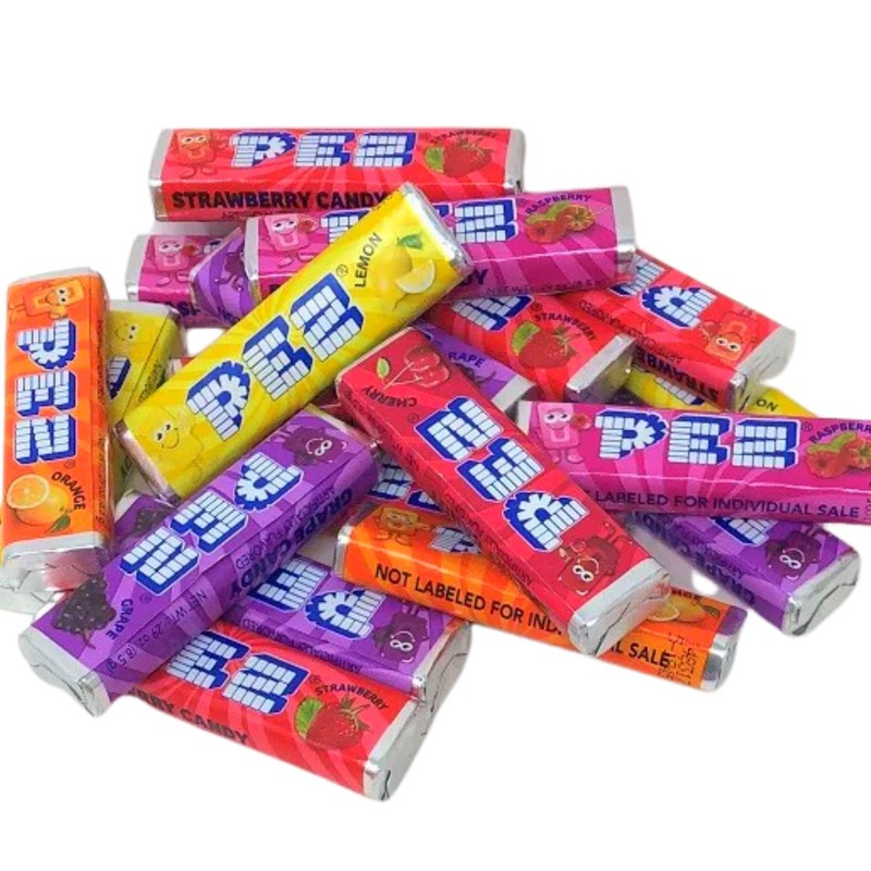 Needzo Candy Refill Rolls for Dispenser, Bulk Individually Wrapped Treats,