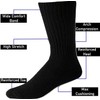DreamNights 10 Pairs Mens Sport Socks Rich Cotton Cushioned Classic