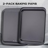 Baking Sheets,Small Cookie Trays, Nonstick Carbon Steel Baking Pan, Bakeware