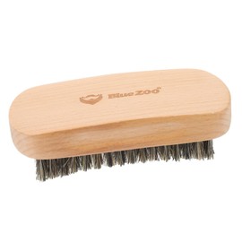 Healeved 1pc Men's Wooden Handle Bristle Beard Brush Grooming Tool for Mustache Beard Care Portable Beard Oil Brush
