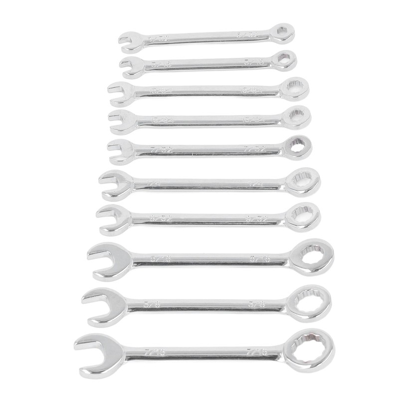 10PCS Wrench Set Chrome Vanadium Steel Flexible Mini Combination Wrench