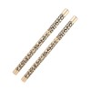 Baluue 2pcs Double Eyebrow Pencil Brush Dark Makeup Tool for