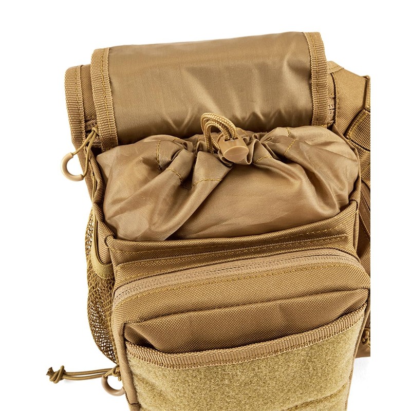 Brandit Side Pocket Molle Travel Side Bag, camel, Unit size,