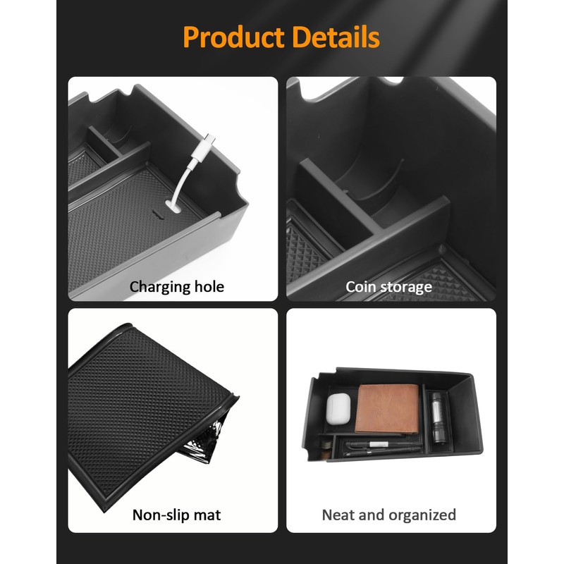 CDEFG for Kia K5 2021-2025 Accessories Center Console Organizer Tray