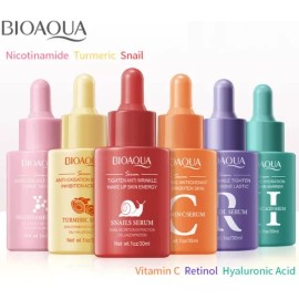 Bioaqua Kit 6 Serums Niacinamida Retinol Hialuronico Etc