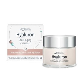 Hyaluronic Anti-Ageing Cream Gel I Reduces Wrinkles I with SPF30 I for an Even Skin I Gentle Fragrance