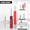 3pcs Tire Valve Stem Tool, 4-in-1 Tire Valve Tool Premium