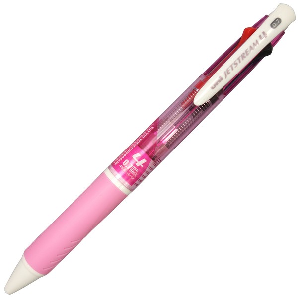 Uni Ballpoint Pen Jetstream 3 Color Black, Red, Blue, Green Ink 0.7mm, Pink (SXE450007.13)