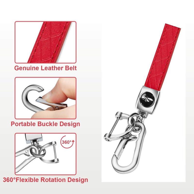 MILD EAST for Honda Key Fob Cover with Keychain, Car