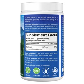 Nature’s Perfect Night | Serenity Magnesium Drink Mix Powder | Anti-Stress | Gluten Free | Vegan | Non-GMO | Sugar-Free | Supports Relaxation, Sleep, Heart, Bone, and Nerve Health | 15 oz