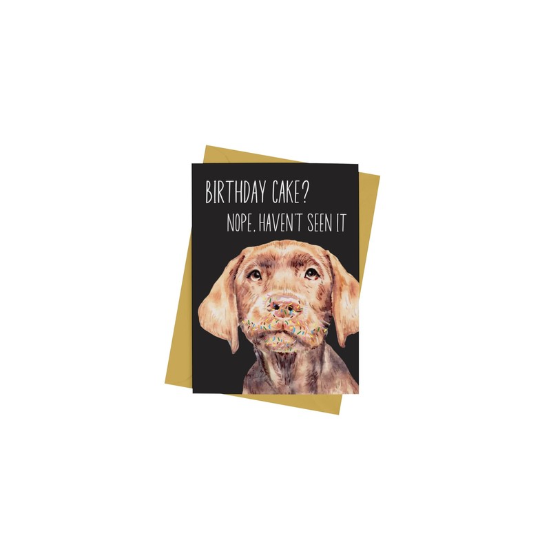 Dog Birthday Card for Dog Dad, Mum, Cute, Funny