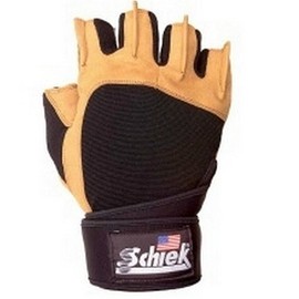 Schiek Sports 425 Power Lifting Gloves with Wristwrap