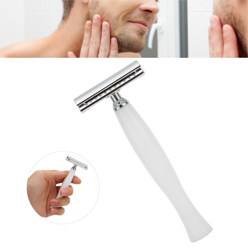 Safety Razor Double Edge Safe Accurate Shaving Simple Operation Practical
