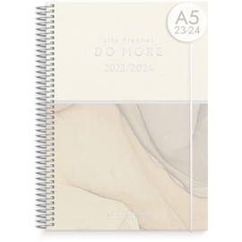Burde Do More Calendar 2023 2024 | in German | 7 Aug 2023-1 Sept 2024 | 21.5 x 16 cm | School Calendar | 1 Week 2 Pages | Horizontal | Spiral Bound | 160 Pages | 120 g Paper