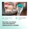 2 PCS Dermaroller 0.25 mm Titanio, Rodillo Facial para Barba