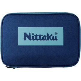 Nittaku 04NV/SAX Racquet Case, Color Logo Case, 04NV/SAX