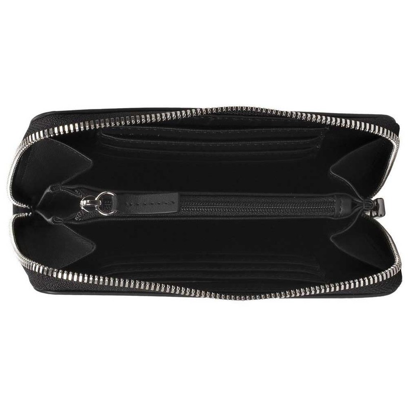 HUGO Women's Mel Small Zip_Around_Wallet, black, Standard size