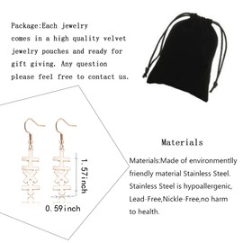 Math Formula Earrings Add Subtract Multiply Divide Earrings Mathematics Symbol Earrings For Math Enthusiasts Teachers (Math Ear RG)