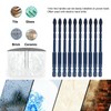 10Pcs Cross Spearhead Drill Bit Carbide Bits with 1/4in Hex
