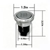 Universal 12V Car Engine Start Stop Push Button Switch with