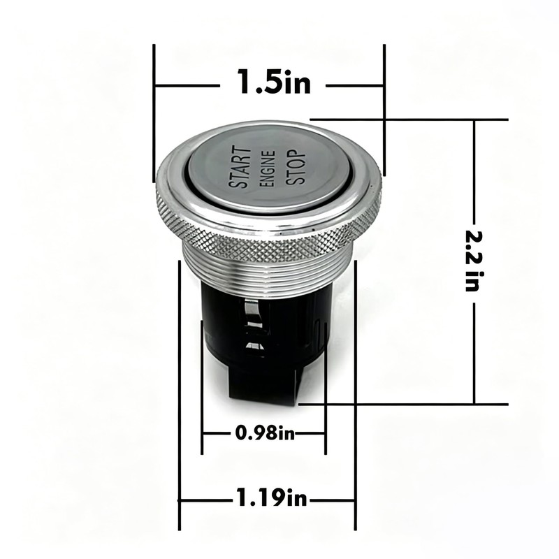 Universal 12V Car Engine Start Stop Push Button Switch with