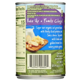 GREEN VALLEY Organic Cut Green Beans, 14.5 OZ