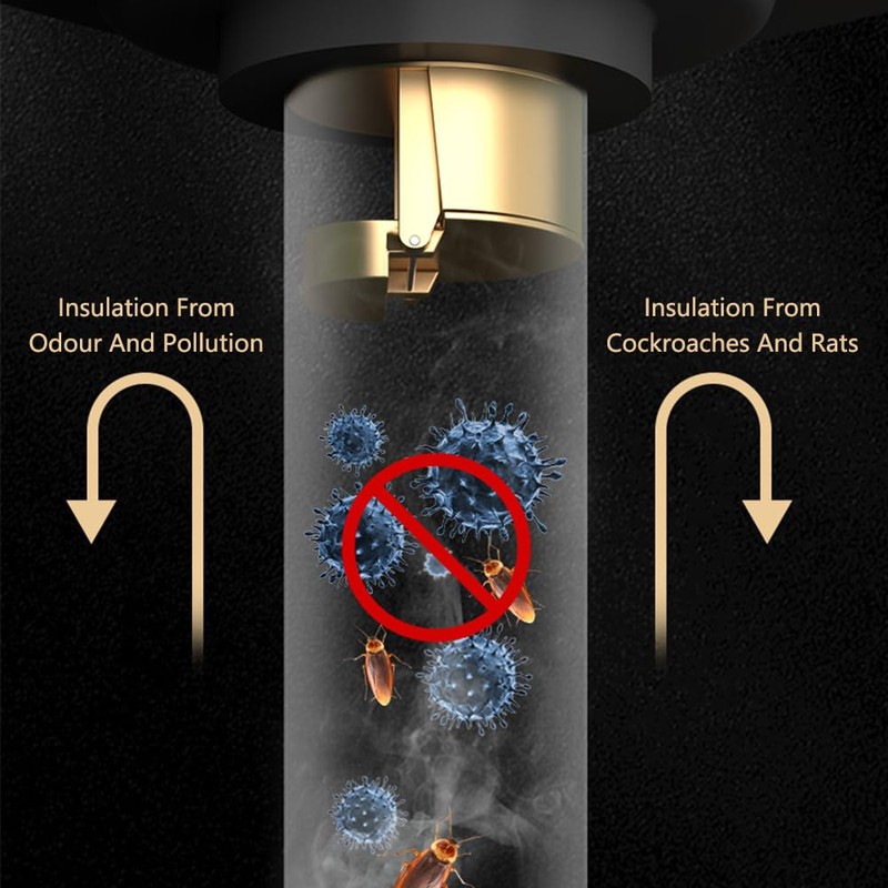 2Pcs Floor Drain Anti-backflow Plug, Shower Floor Drain Backflow Preventer