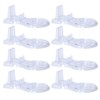 Zmmyr 8 Packs Acrylic Display Stands Tea Cup Saucer European