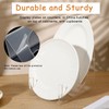 HOFURME 4 Pcs Plate Dinnerware Display Stand, 2-Tier China Platters