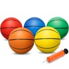 6" Mini Basketball for Kids Adults, Mini Indoor Ball for