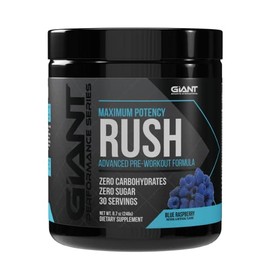 Giant Performance Giant Rush Preworkout Blue Raspberry - 30 Servings