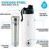 GROSCHE Chicago Stainless Steel Tea Infuser Flask | Beverage Bottle
