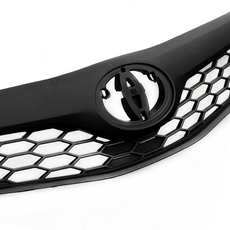 PIT66 Grille Front Upper Bumper Grille Guard Matte Mesh Front