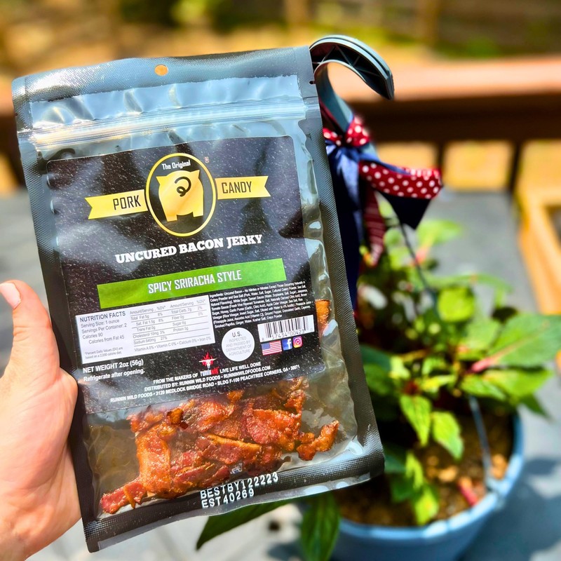 Spicy Sriracha Bacon Jerky – Bold & Fiery Snack Made