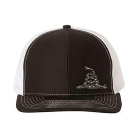 Gadsden Flag Hat | Custom Embroidered Snapback Don't Tread on Me Fitted Hat | 2nd Amendment