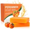 2PCS Jabón De Persimón Desodorante Natural, Jabónes de Baño Desodorantes