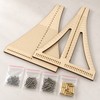 Ship Model Rope Ladder Weaving Jig Kit, Wood and Metal