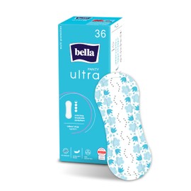 bella Panty Ultra Extra Long Panty Liners Pack of 216 (6 x 36) Absorbent Odour Protection