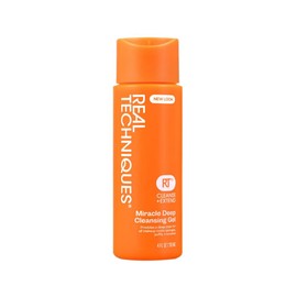 Real Techniques Makeup Brush Cleaner Gel, Brush and Blender Beauty Sponge Cleansing Shampoo, 4 Fl Oz