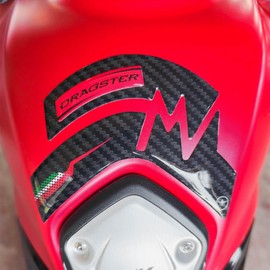labelbike - 3D Sticker Protection and Decoration Motorcycle Tank Pad Compatible with Mv Agusta Dragster 800 2020-2023