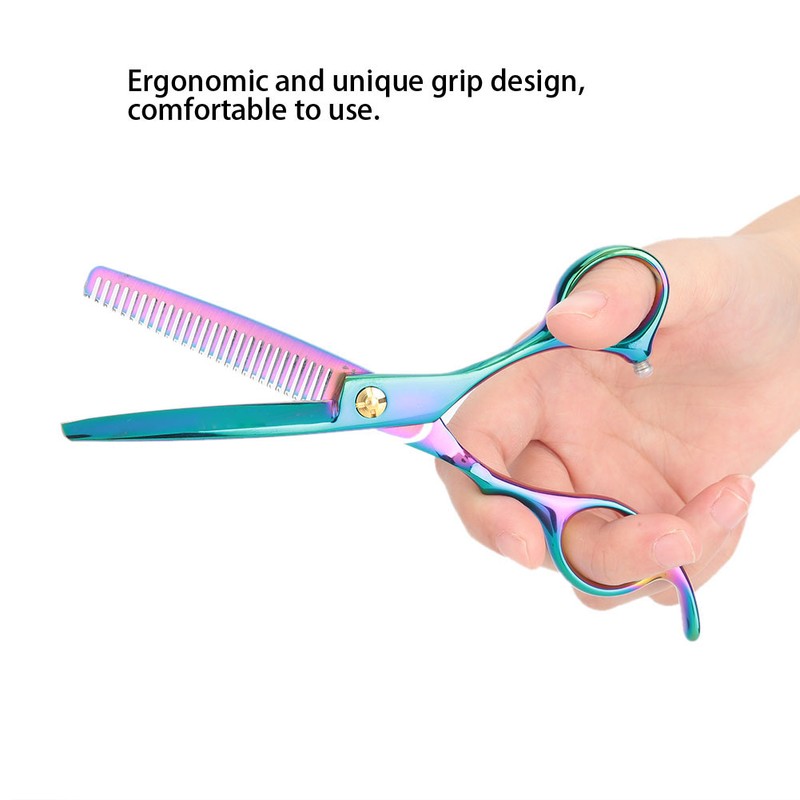 Professional Colorful Sharpness Edge Hair Scissors Barber Salon Hairdressing ScissorsHair