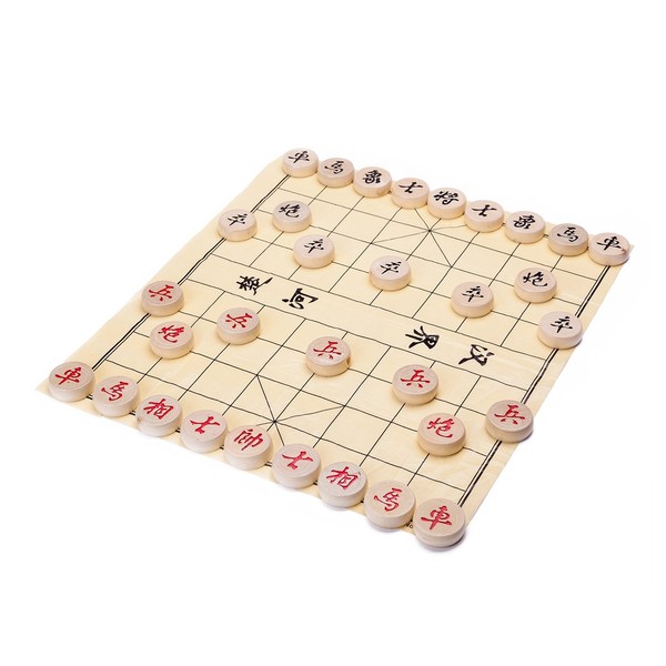 THY COLLECTIBLES Traditional Xiang Qi Wooden Chinese Chess Checker Game 2"