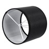 ORFOFE Linen Lampshade Large Black Cylinder Lampshade Home Decor Lamp