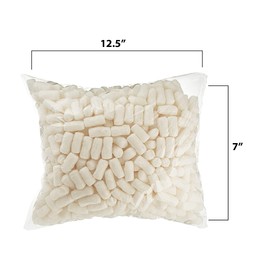 MT Products Off-White Packing Peanuts - Bulk Shipping Peanuts for Fragile Times (Approximately 0.60 Cubic Feet)