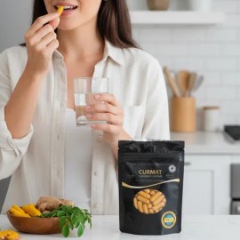 Curmat Cúrcuma Jengibre Colágeno Glucosamina 60 Cápsulas                                                                                              