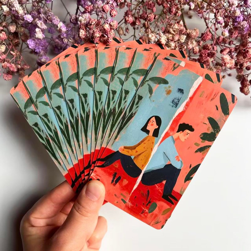 Qymagicz Toxic Relationship Oracle Cards, 56-Card Oracle Deck is Your